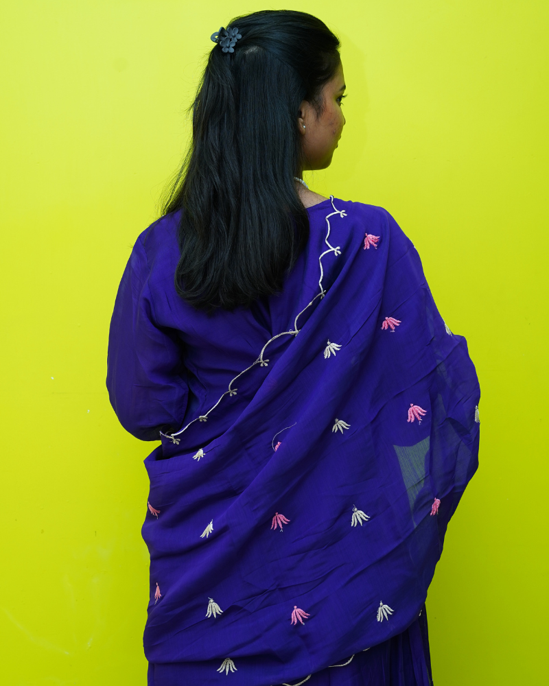 Silk Chanderi 3 Piece Set