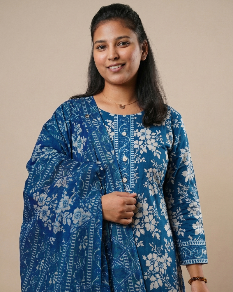 Printed Cotton 3 piece set